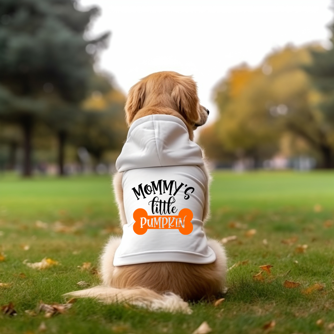 Dog Hoodie - Mommy's Little Pumpkin (Halloween) – SoCal Bougie Poochie